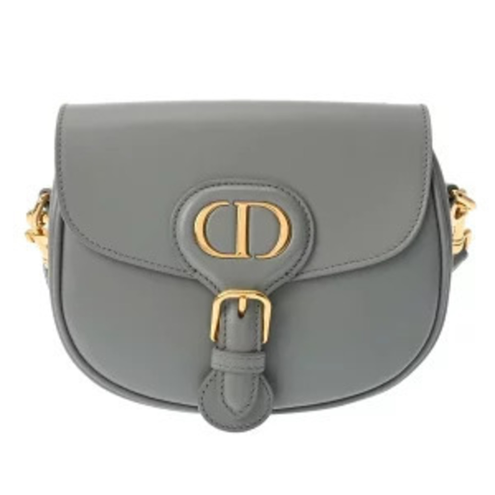 Christian Dior Bobby Bag Gray Calf Leather Shoulder
